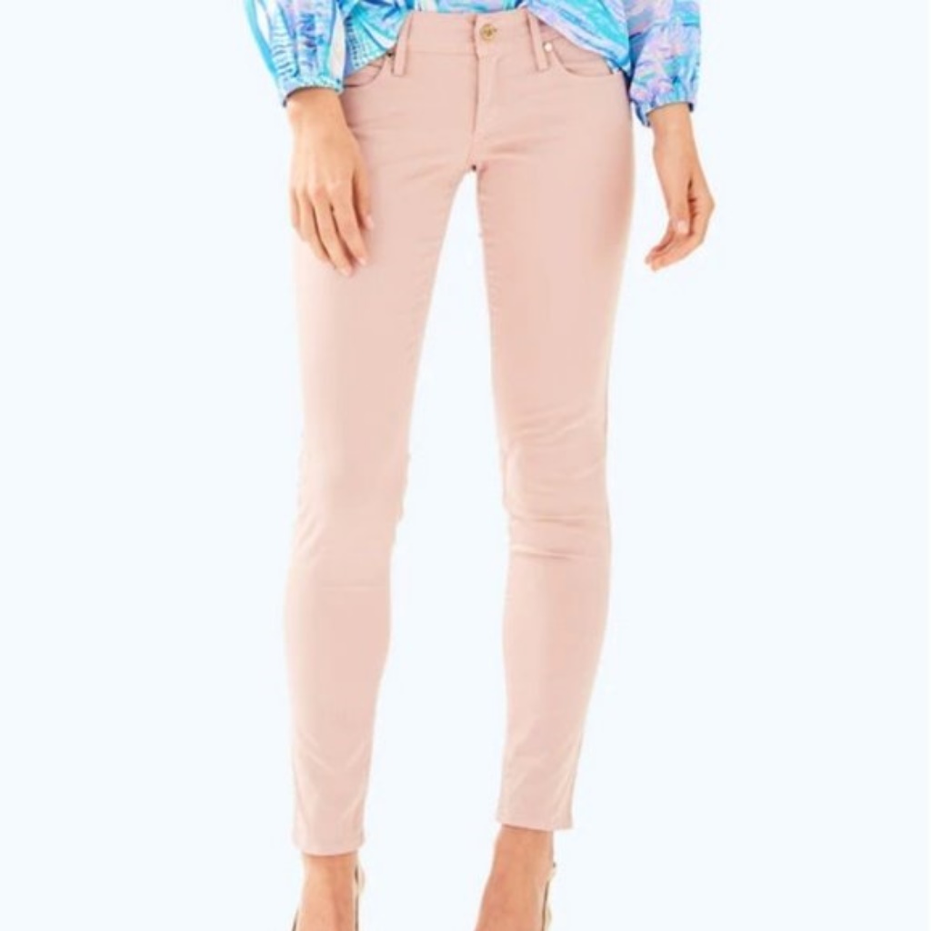 Lilly Pulitzer Worth Skinny Pants, Sz 8